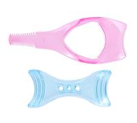 Lurrose Plantilla Aplicadora De Peine Para Pestañas 2 Piezas Herramienta Precisa Para Delinear Ojos Con Diseño Para Maquillaje Diario Y Profesional 4.13X1.57 Pulgadas