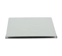 Lurrose Portapapeles Plegable y Estabilidad para Papel de Acero Inoxidable con Esquinas Redondeadas Adecuado para Reuniones en Café y Oficina Portátil