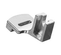 Lurrose Prensador De Máquina De Coser Multifuncional Derecho Pie Prensatelas De Encuadernación Piso Máquina De Costura De Acolchado Regla Guía De Costura Plata