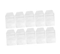 Lurrose Protector Bolígrafo para Bolsillo 10 Unidades Hecho De PVC Transparente Ideal para Médicos y Enfermeras