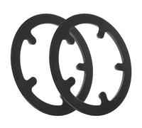 Lurrose Protector de Plato de Bicicleta para Bicicletas de Montaña y Piñón Fijo, 2 Piezas Tornillos, Funda para Plato de 40 Dientes y Cinco Agujeros, Accesorios de Ciclismo