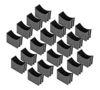 Lurrose Protectores para Patas de Silla 20 Piezas, Fundas Antideslizantes para Patas de Muebles y Escritorio, Plástico Resistente 20x40 Mm, Almohadillas para Muebles y Taburetes,