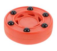 Lurrose Puck de Hockey sobre Patines Profesional para Entrenamiento Disco Duradero de Nylon y Interiores y Exteriores Mejora Fuerza y Destreza Deportiva para Adultos