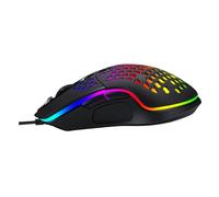 Lurrose Ratón para Diseño Ergonómico Ratón para Ordenador Luces Led Integradas para Gaming Pc o Notebook para Controlador Hueco y Cable Duradero