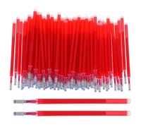 Lurrose Recambios de Tela Borrables Calor para Costura y Acolchado, 100 Piezas, Tinta Que Desaparece Automáticamente, Material Abs y Líquido Rojo