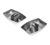 Lurrose Recipientes Cuadrados para Aceite para Campana Extractora, Metálicos y Portátiles, 2 Piezas para Cocina, Contenedores Prácticos para Recoger Aceite