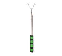 Lurrose Recolector de setas de acero inoxidable: gancho telescópico retráctil - herramienta de recolección de longitud ajustable - dispositivo compacto y portátil para la búsqueda de setas