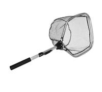 Lurrose Red de Cerco para Pececillos y Cangrejos Ligera y Resistente de Silicona Aleación de Aluminio, Plegable y Portátil para Actividades Acuáticas y Pesca en Río