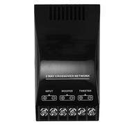 Lurrose Red de Cruce de Audio para automóvil de Alta precisión Que Mejora la claridad del Sonido y la gestión de Graves. Fácil instalación para Sistemas de Audio de vehículos. Color Negro.