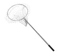 Lurrose Red para Atrapar Gallinas y Animales Pequeños Poste de Acero Inoxidable Reforzado de 1,5 M y Red Resistente de Malla 40 MM, Equipo de Captura Adecuado para Uso en Exteriores