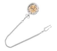 Lurrose Reloj de Bolsillo Mecánico Vintage de Cuerda Manual, Diseño Hueco Mecanismo Visible, Color Plata, Tamaño Compacto, Accesorio Adecuado para Hombre y Obsequio Especial