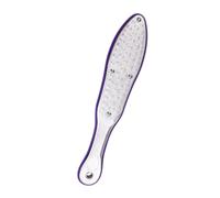 Lurrose Removedor de Callos para Pies de Acero Inoxidable, Escofina Profesional Doble Cara Cómoda para Pedicura, Raspador Eficaz para Eliminar Durezas y Piel Muerta