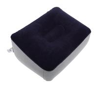 Lurrose Reposapiés Inflable Compacto y Portátil Inflado Rápido para Viajes en Coche y Oficina, Cojín Cómodo para Descanso y Relajación
