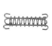 Lurrose Resorte Amortiguador para Correa de Perros Medianos de Acero Inoxidable 304 Resorte de Tensión Resistente de para Adiestramiento Canino y Actividades al Aire Libre como