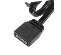 Lurrose RGB Fan Hub Profesional Canales Compacto para Pc Controlador Multiuso Compatible con Ventiladores y Tiras LED RGB Gestión de Cables y Sincronización para Equipos