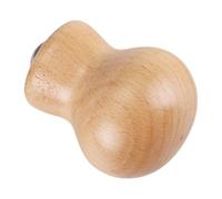 Lurrose Rodillo de Masaje Facial de Jade y Madera para Uso en Casa, Masaje Refrescante y Fácil de Sostener, Adecuado para Rostro y Piernas de Mujeres