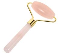 Lurrose Rodillo Facial de Jade, Masajeador Facial, Herramienta de Masaje para Cuidado Piel, para Piernas y Cuello