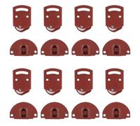 Lurrose Rodillos para Puertas Correderas de Armario 30piezas, Ruedas Silenciosas de Plástico y Metal Instalación Fácil para Puertas Corredizas de Muebles