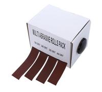 Lurrose Rollo de Papel de Lija Marrón de Nylon Efecto Pulidor y Antiobstrucción para Madera y Jade, Adecuado para Procesamiento de Lijado en Manicura de Mascotas