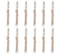 Lurrose Rollos de Mezuzá Judíos Religiosos 12 Piezas, Pergaminos Bíblicos para Bendición de Puertas, Decoración Tradicional de Puertas Israelíes para Hogares y Sinagogas