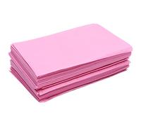 Lurrose Sábana bajera de fieltro desechable para tumbonas de masaje, tratamiento, terapia, cosméticos, 80 x 180 cm, 20 unidades, color rosa