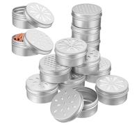 Lurrose Scent Training Boxes Metal Tins with Magnetic Dots For Dogs Aluminum Containers with Holes For Flexible Placement and Reusable Use In Scentwork Training