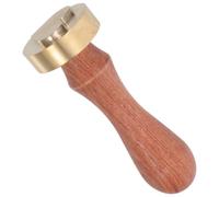 Lurrose Sello de Hielo en Forma de Corazón de Latón Mango de Madera para Decorar Bebidas Fácil de Limpiar y Tallar Hielo en Fiestas y Bares para Whisky
