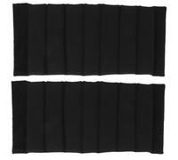 Lurrose Separadores Acolchados para Bolsas De Cámara 28x12 Cm para Fotógrafos Viajeros, Insertos Ajustables Protectores Antichoque, Color Negro Brillante