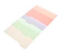 Lurrose Separadores de Papel para Archivador 8 Pestañas de Carpeta de Papel, Ideales para Decoracion Colegio y Organización de Documentos en Archivos y Planners