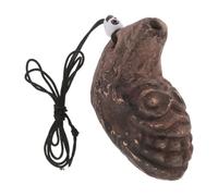 Lurrose Silbato Artesanal de Arcilla Sonido Fuerte de Aullido para Rituales y Ambientes Embrujados Estilo Tradicional para Halloween