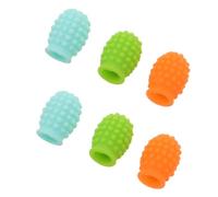 Lurrose Silenciadores de Goma para Baquetas 5a, Protector de Baquetas para Práctica de Batería, 3 Pares, Agarre Cómodo y Alta Durabilidad para Entrenamiento Musical