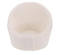 Lurrose Sofá para Fotografía de Recién Nacidos Mini, Sofá Redondo de Color Claro para Sesión de Fotos de Bebés, Accesorio Seguro y Transpirable para Estudio Interior y Exterior