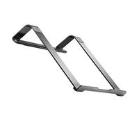 Lurrose Soporte de Aluminio para Portátil de Base Antideslizante Diseño para Refrigeración Rápida Ergonómica y Práctica Gris