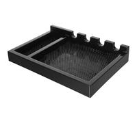 Lurrose Soporte Organizador Plástico Recortadora de Negro Cabello de Estaciones de Salón Profesional y Barberías para Estilistas