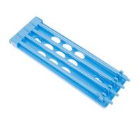 Lurrose Soporte para Anillos de Patas de Azul Rack Resistente y Fácil de Instalar para Almacenamiento Estable de Anillas de Aves Accesorio Práctico y Duradero para Complementos de