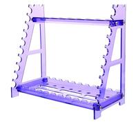 Lurrose Soporte para Pipetas de Laboratorio Portátil de Plástico Púrpura Ángulos Óptimos y Fácil Limpieza para Experimentos Científicos