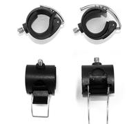 Lurrose Soporte para Teléfono Móvil Cierre Seguro, Pinza Ajustable para Palo Selfie, Clip Compacto Negro para Fotografía y Vídeo Portátil