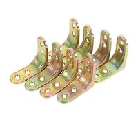 Lurrose Soportes Angulares de Acero Laminado en Frío 8 Piezas 50x50x20 Mm para Muebles, Escuadras Metálicas Reforzadas en L para Gabinetes, Estantes y Almacenamiento en Cocina