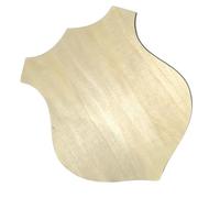 Lurrose Tablero de Insignias de Madera sin Terminar Grande para Manualidades DIY Virutas de Madera para Pintar y Decorar para Artesanía y Bricolaje Uso Educativo y Decorativo