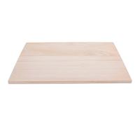 Lurrose Tablón Madera Natural de Madera Maciza para Bricolaje sin Terminar 40x30 Cm Grosor 1,2 Cm Doble Cara para Embellecimiento para Estantes Divisores y Proyectos de Manualidades