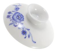 Lurrose Tapa de Cerámica para Taza de Té Función Anti-suciedad y Anti-derrames, Adecuado para Amantes del Té en Momentos de Infusión