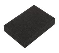 Lurrose Tapete de Esponja Negro para Fieltrado Aguja, Soporte Seguro y Práctico para Tejidos Delgados y No Tejidos en Manualidades de Fieltro