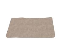 Lurrose Tapete de Mesa para Manicura Grande 61x40 Cm de Cuero Pu Marrón y Resistente a Arañazos, Alfombrilla Antideslizante para Salón y Hogar Reposamanos para Técnicos de Uñas