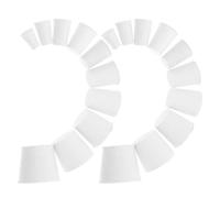 Lurrose Tapón Tapones de Goma Maciza Cónicos 22 de Tubo de Ensayo Piezas de Goma Resistente a Altas Temperaturas e Instrumentos para Tubos de Ensayo en Experimentos Científicos