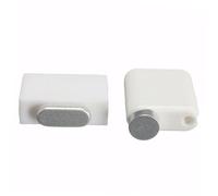 Lurrose Tapones Antipolvo Metálicos para y Kit para Conectores de Carga y Auriculares Compatible con iPhone Plus Plus Plata