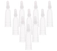 Lurrose Tapones para ampollas con mini abridor 10pcs, material TPE, previenen lesiones por fragmentos de vidrio, para uso en laboratorios