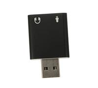 Lurrose Tarjeta De Sonido Externa USB Adaptador Auriculares y Micrófono para Streaming y Computadoras y Notebooks