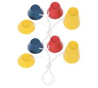 Lurrose Tees de Golf Cortos de Goma 8 Piezas para Entrenamiento en Simulador y Campo de Prácticas, Soporte Resistente para Uso Prolongado en Invierno