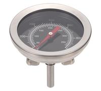 Lurrose Termómetro de Cocina Digital y Barbacoa de Acero Inoxidable Peso Ligero para Uso en Hornos de Cocina y Parrillas