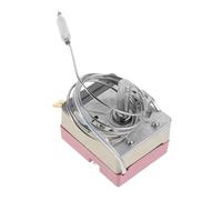 Lurrose Termostato Accesorio Metálico y Plástico para Máquina de Humo con Sensor de Temperatura y Sonda de 5mm para Control en Eventos en Directo y Dj